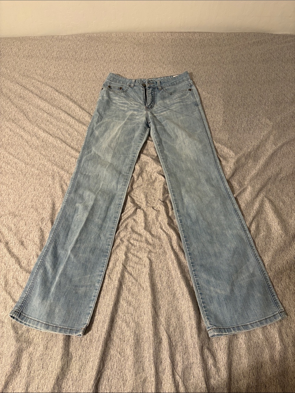 Texwood Light Blue Flare Jeans - Wide Leg